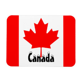 Imán Bandera de Canadá Colores canadienses Rojo Blanco