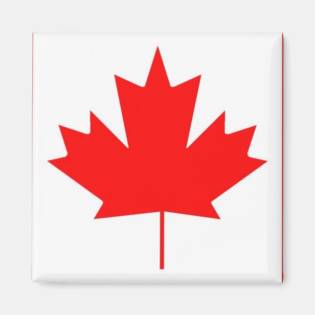 Imán Bandera de Canadá, Feliz Día de Canadá (Frente)