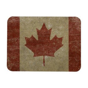 Imán Bandera de Canadá vintage
