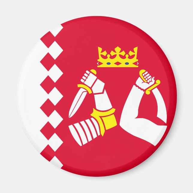 Imán Bandera de Carelia del Norte (Frente)
