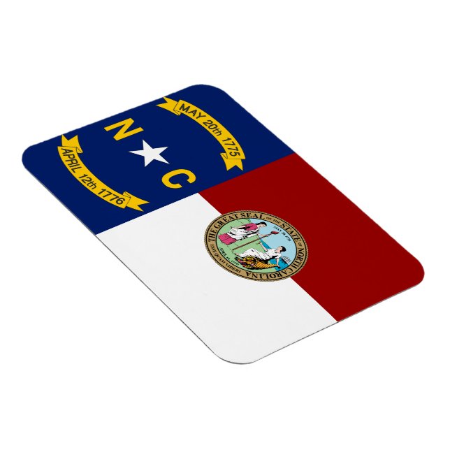 Imán Bandera de Carolina del Norte (Lado Derecho)