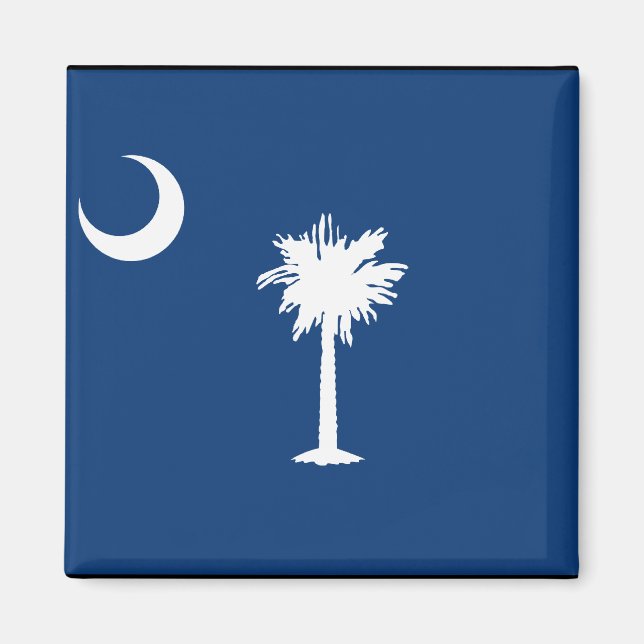 IMÁN BANDERA DE CAROLINA DEL SUR (Frente)