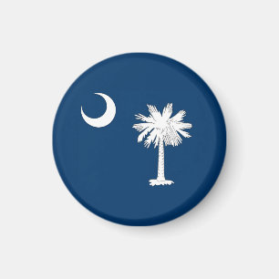 Imán Bandera de Carolina del Sur