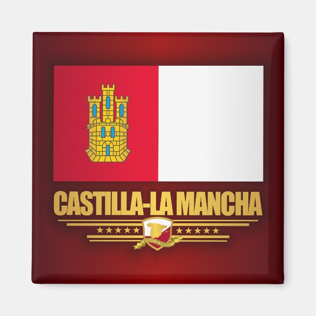 Imán Bandera de Castilla-La Mancha (Frente)
