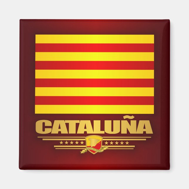Imán Bandera de Cataluna (Cataluña) (Frente)