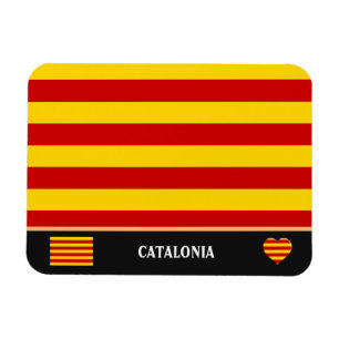 Imán Bandera de Cataluña y catalán - Moda de La Senyera