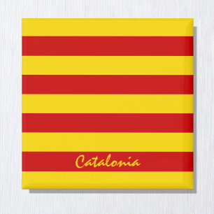 Imán Bandera de Cataluña y catalán - Moda de La Senyera