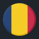 Imán Bandera de Chad<br><div class="desc">La bandera nacional de la República del Chad (francés: Drapeau chad: Arabic:・・・・ ت Tricolor) es una ‎ vertical de color que consiste (de izquierda a derecha) en un campo azul, amarillo y rojo. El azul fue sustituido por el verde para evitar la confusión con Mali. El diseño básico es el...</div>