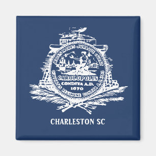 Imán Bandera de Charleston, Carolina del Sur