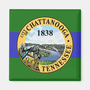 Imán Bandera de Chattanooga, Tennessee