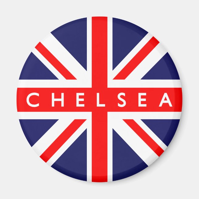 Imán Bandera de Chelsea UK (Frente)