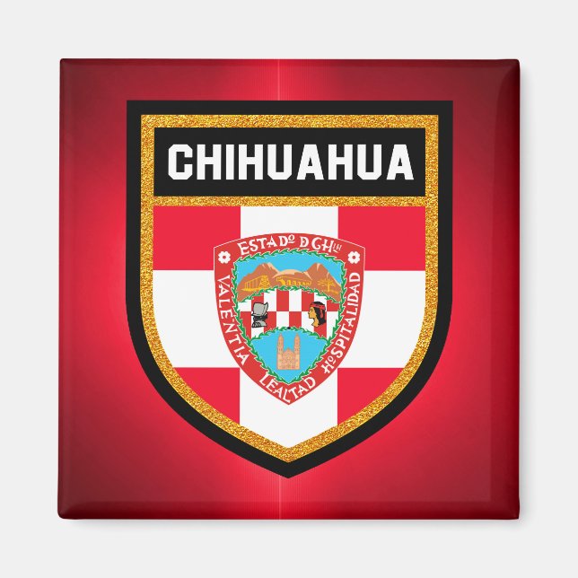 Imán Bandera de Chihuahua (Frente)