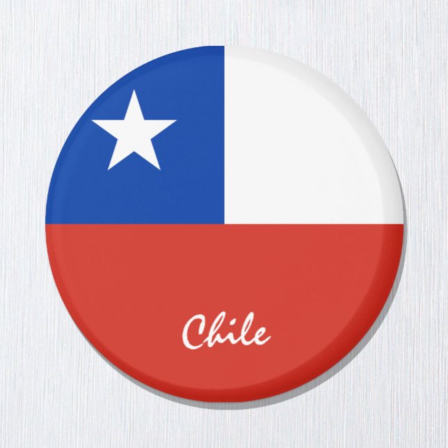 Imán Bandera de Chile y Sudamérica - hinchas de viajes  (Subido por el creador)
