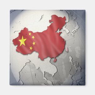 Imán Bandera de China