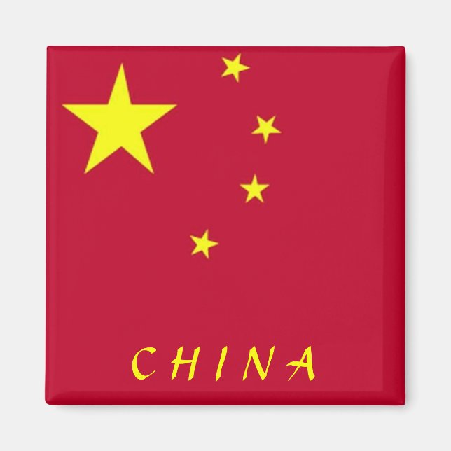 Imán Bandera de China (Frente)