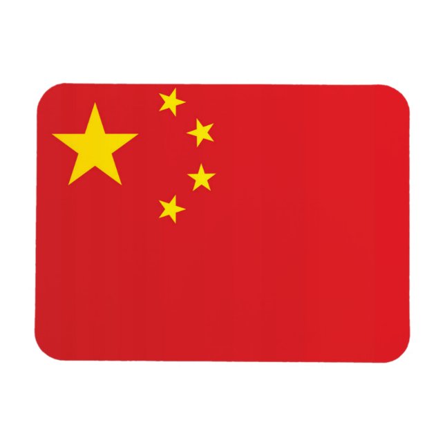 Imán Bandera de China (Horizontal)