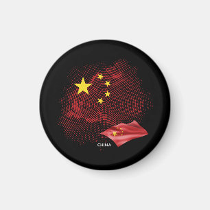 Imán bandera de China