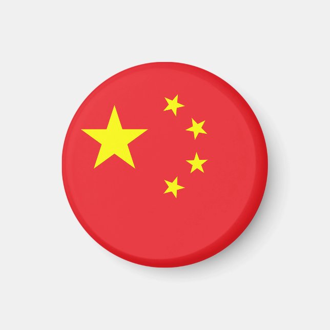 Imán Bandera de China (Frente)