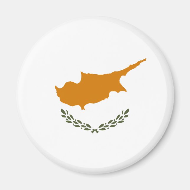 Imán Bandera de Chipre (grecochipriota) (Frente)