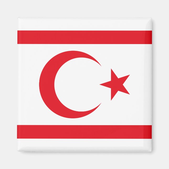 Imán Bandera de Chipre Septentrional (Frente)