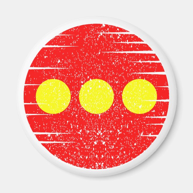 Imán Bandera de Christiania (Frente)