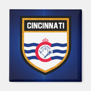 Imán Bandera de Cincinnati