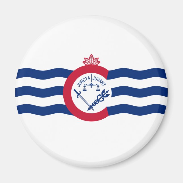Imán Bandera de Cincinnati (Ohio) (Frente)