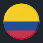 Imán Bandera de Colombia<br><div class="desc">Bandera patriótica de Colombia.</div>