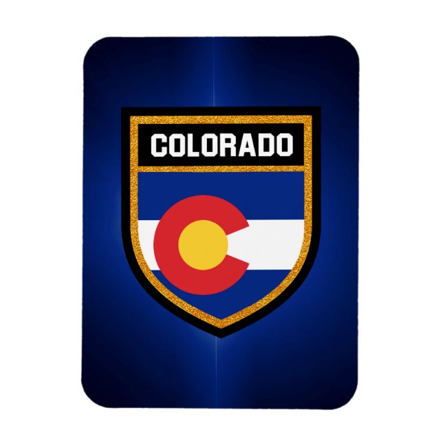 Imán Bandera de Colorado (Vertical)