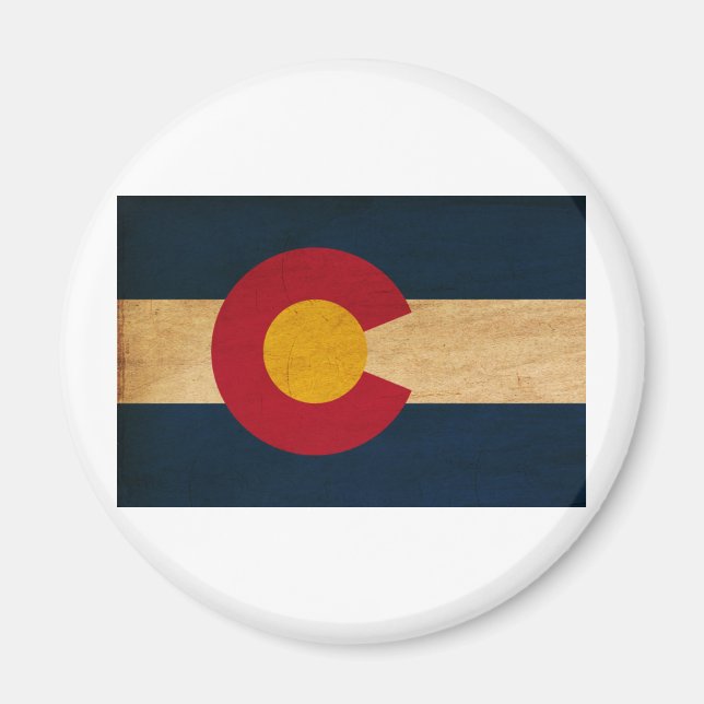 Imán Bandera de Colorado (Frente)