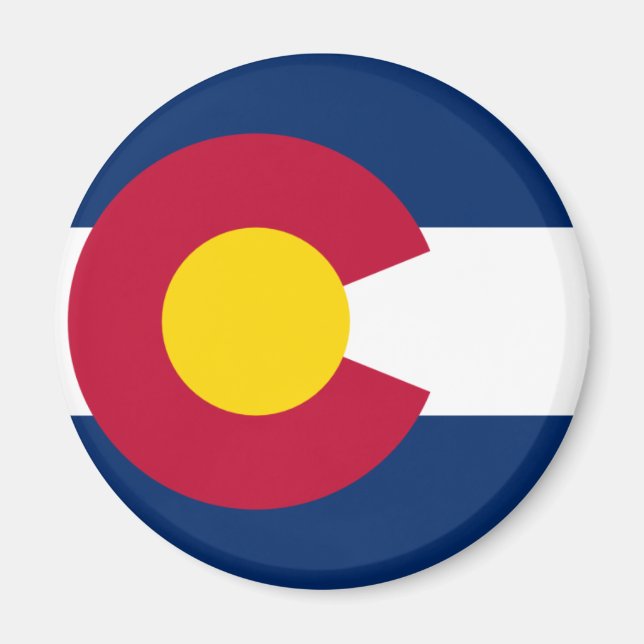 Imán Bandera de Colorado (Frente)