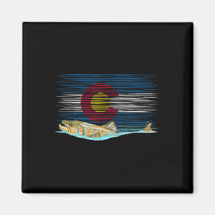 Imán Bandera de Colorado Trucha Marrón Pesca con Mosca 