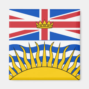 Imán Bandera de Columbia Británica