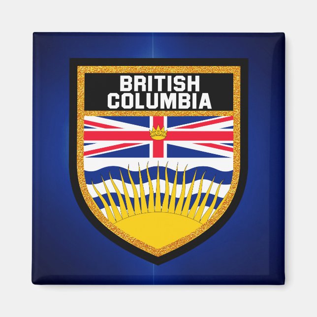 Imán Bandera de Columbia Británica (Frente)
