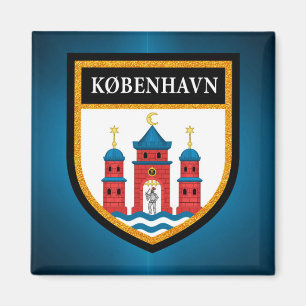 Imán Bandera de Copenhague
