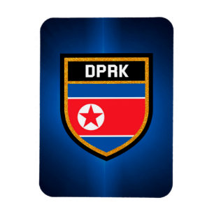 Imán Bandera de Corea del Norte