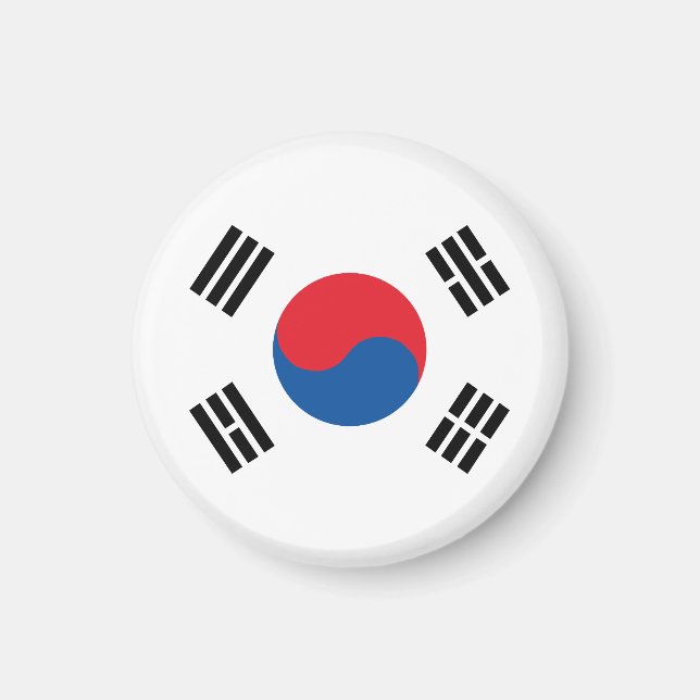 Imán Bandera de Corea del Sur (Frente)
