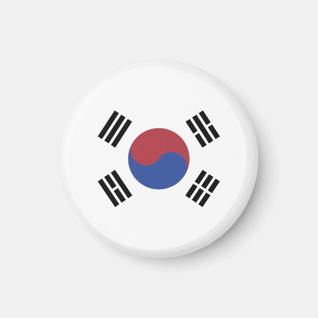 Imán Bandera de Corea del Sur (Frente)