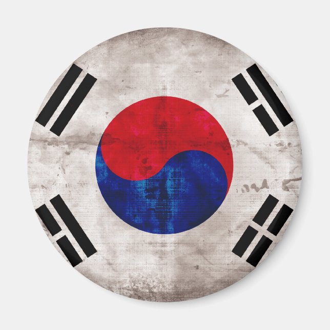 Imán Bandera de Corea del Sur (Frente)