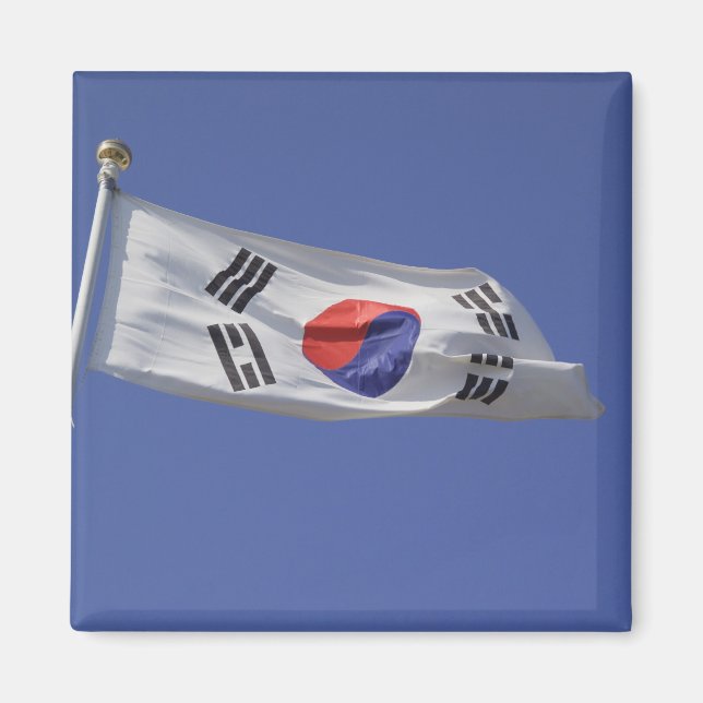 Imán Bandera de Corea del Sur (Frente)