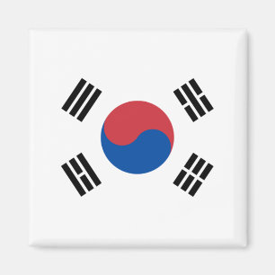 Imán Bandera de Corea del Sur (ROK)