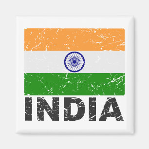 Imán Bandera de cosecha de India