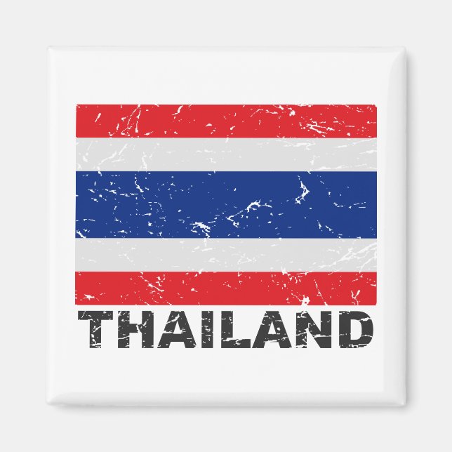 Imán Bandera de cosecha de Tailandia (Frente)