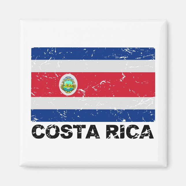 Imán Bandera de Costa Rica (Frente)