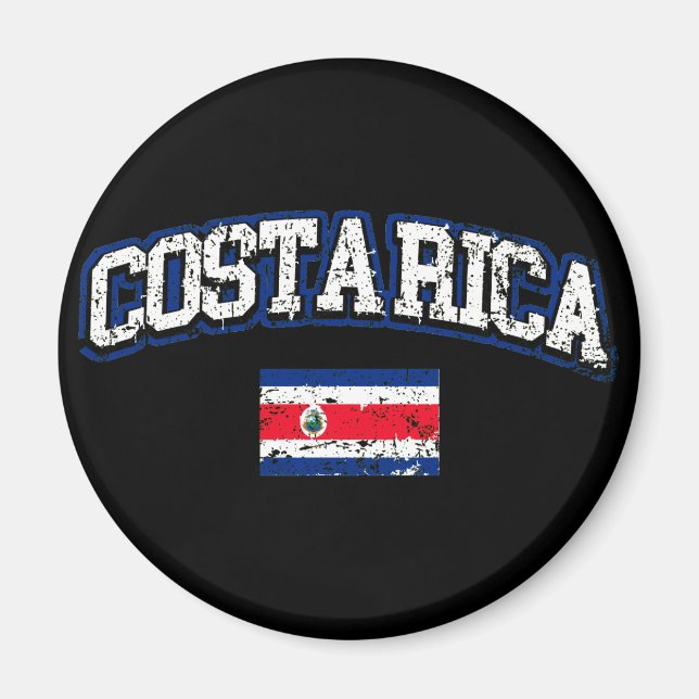 Imán Bandera de Costa Rica (Frente)