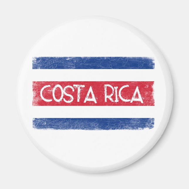 Imán Bandera de Costa Rica (Frente)