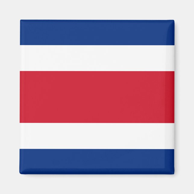 Imán Bandera de Costa Rica (Frente)