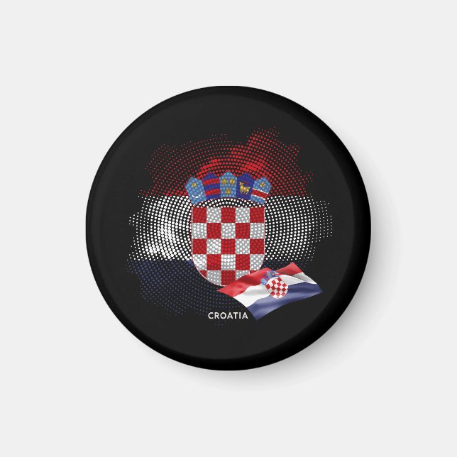 Imán Bandera de Croacia (Frente)