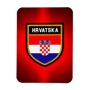 Imán Bandera de Croacia