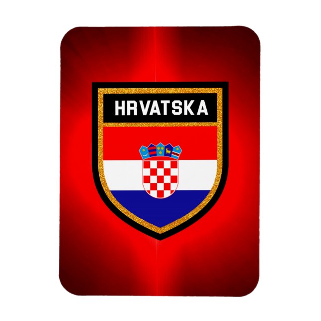 Imán Bandera de Croacia (Vertical)